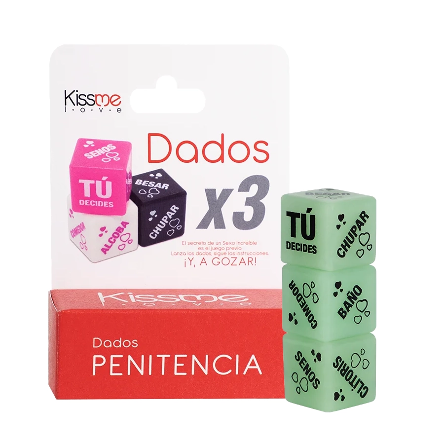Dados Penitencia Luminosos X3