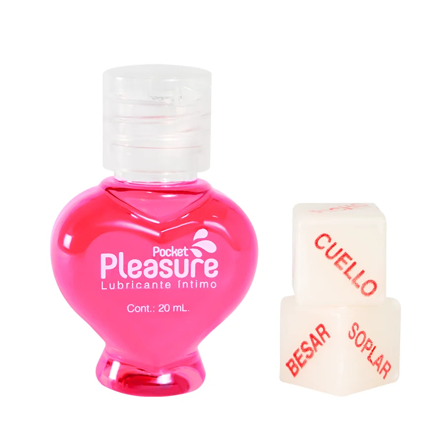 Lubricante Íntimo Frambuesa + Dados Eróticos x 20 ml - Image 2